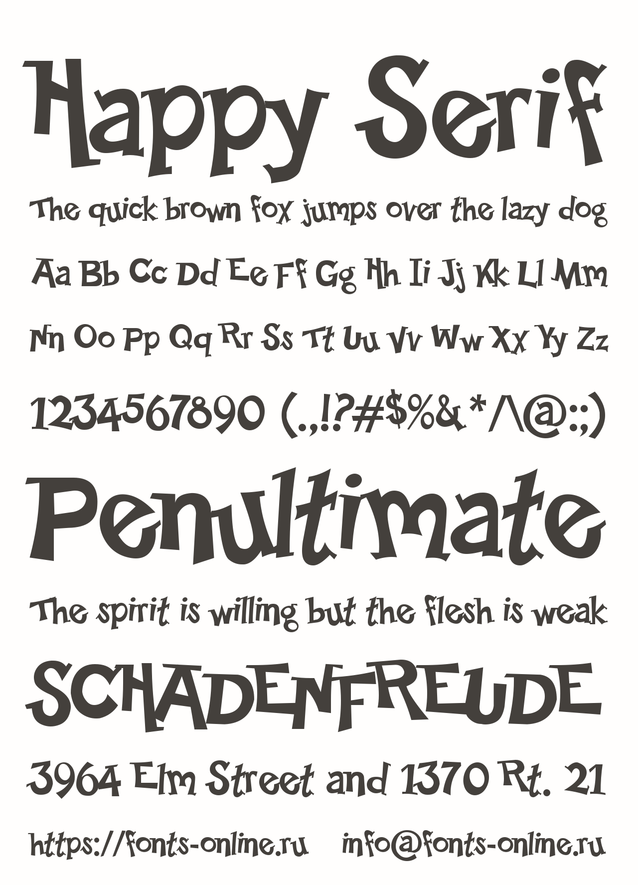 Happy Serif Free Font Download